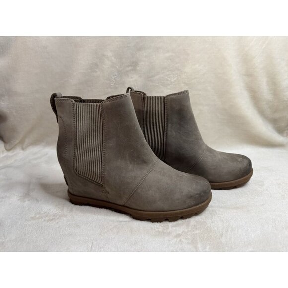 SOREL Women’s Joan of Arctic Wedge II Chelsea Sz 10 EXCELLENT - Picture 1 of 10